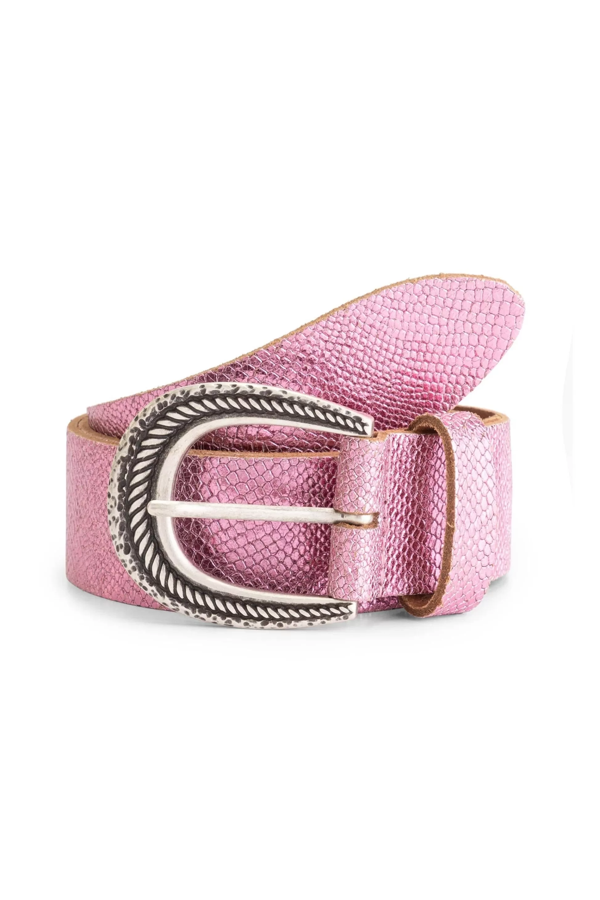 Riemen | POM Amsterdam BELT Snake Vibrant Pink