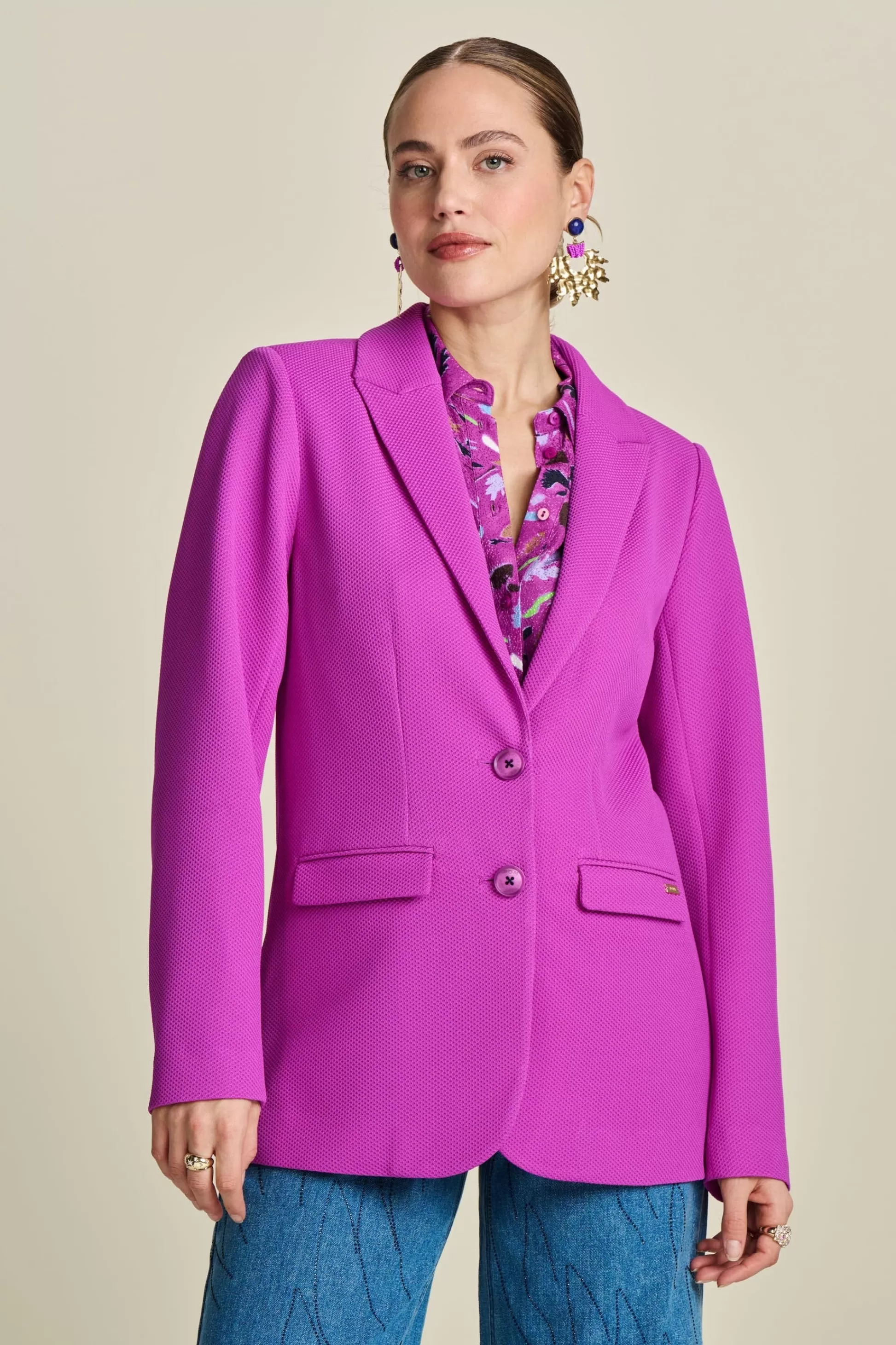 Co-Ords | Suits | POM Amsterdam BLAZER Cactus Pink