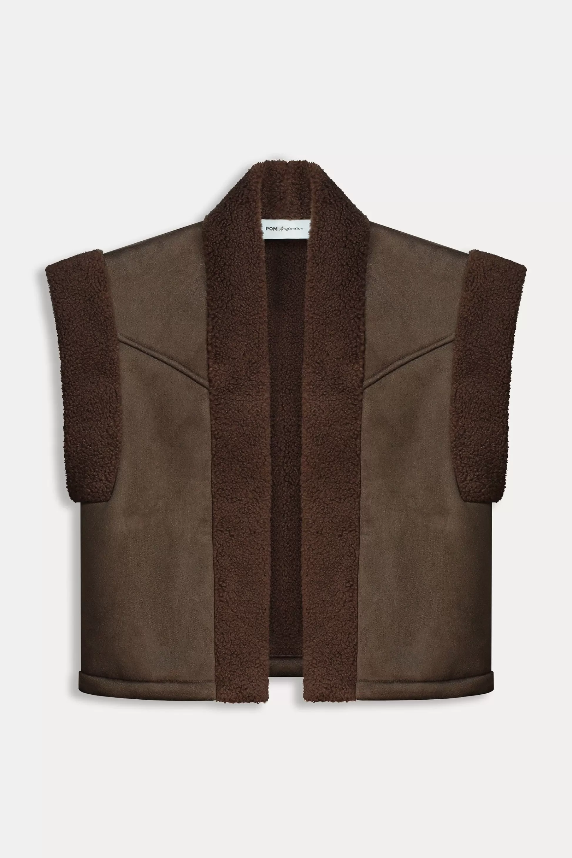 Gilets | Jassen & Blazers | POM Amsterdam GILET Lammy Brown