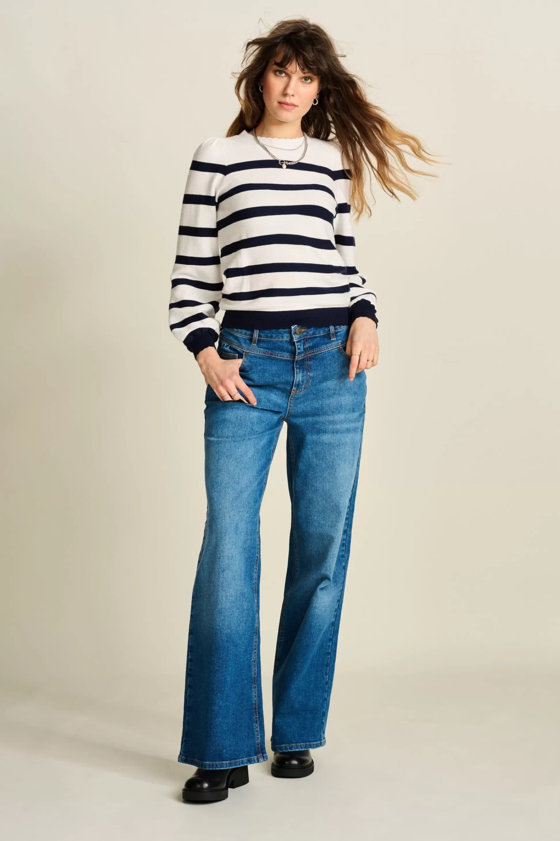 Jeans | Broeken | POM Amsterdam JEANS Wide Leg Vintage Blue