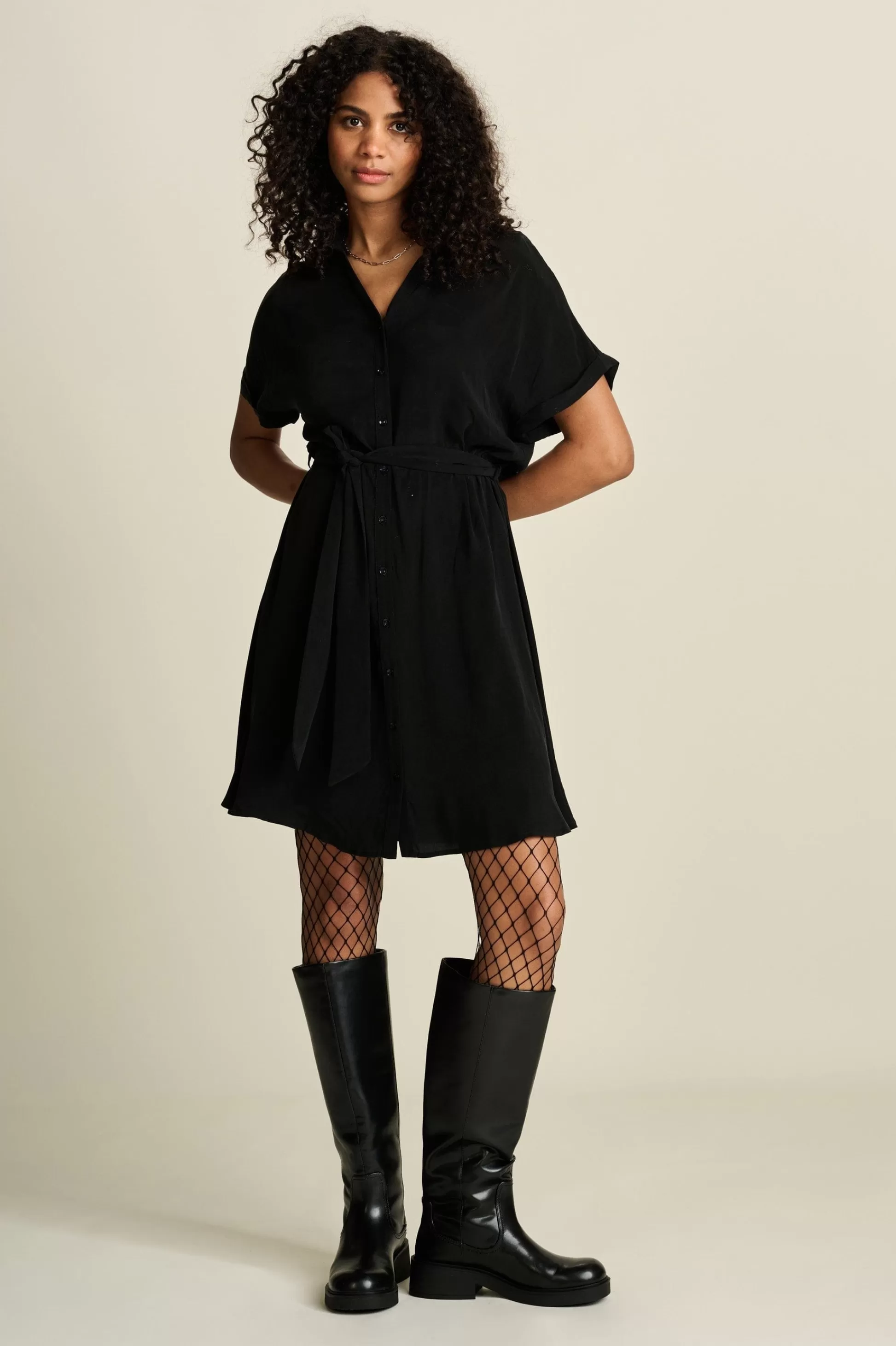 Jurken | POM Amsterdam JURK Bobby Lynn Black