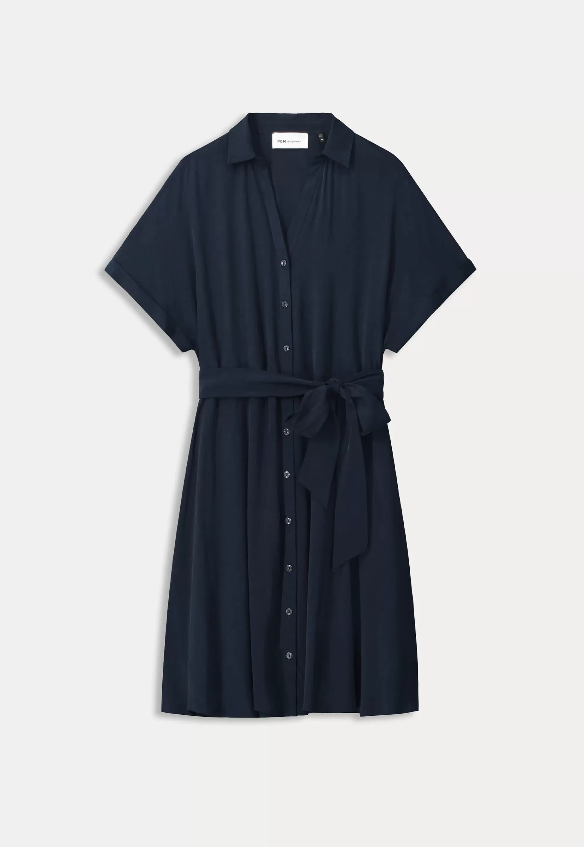 Jurken | POM Amsterdam JURK Bobby Lynn Dark Navy