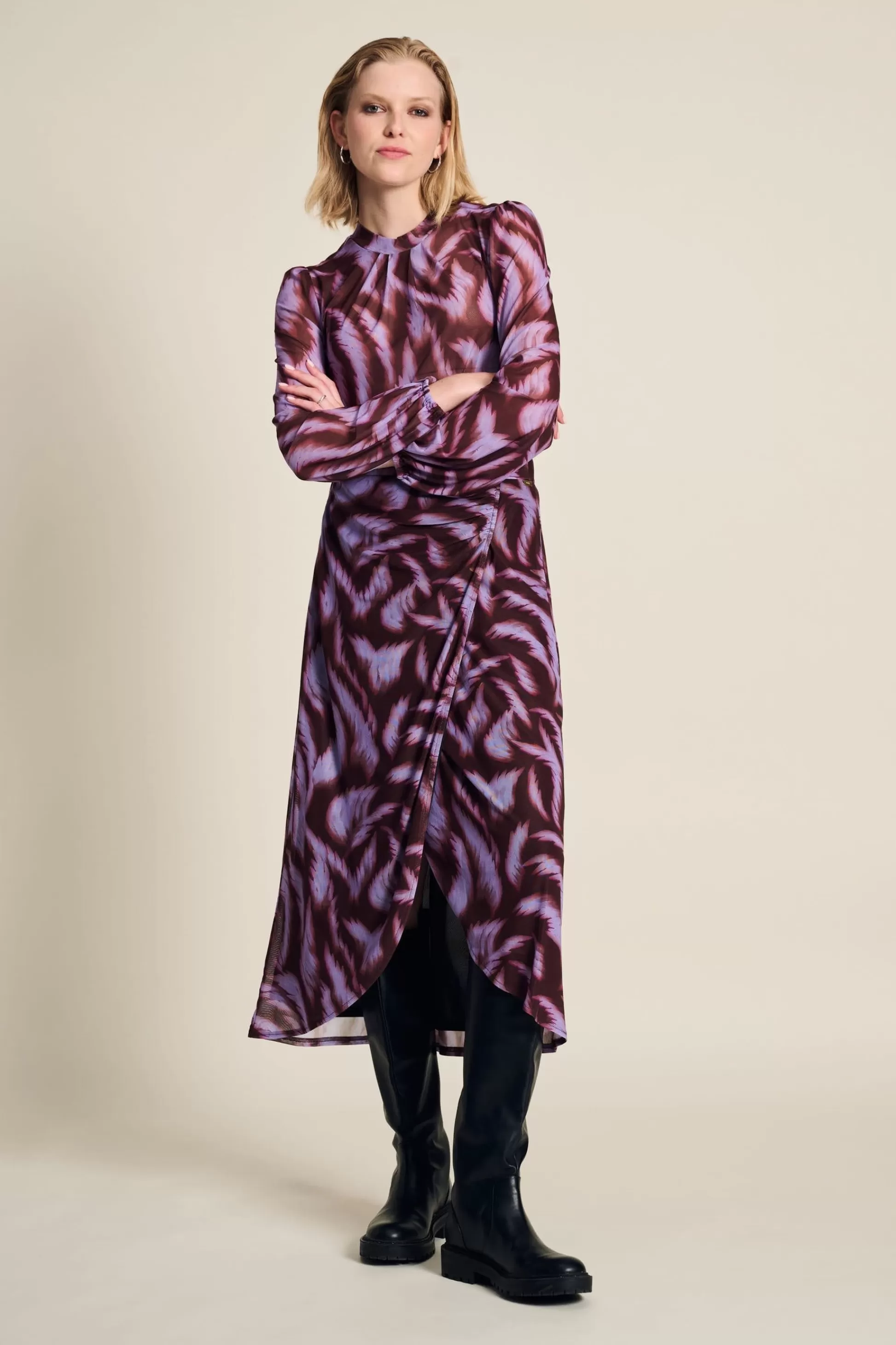 Rokken | POM Amsterdam ROK Feathers Brown