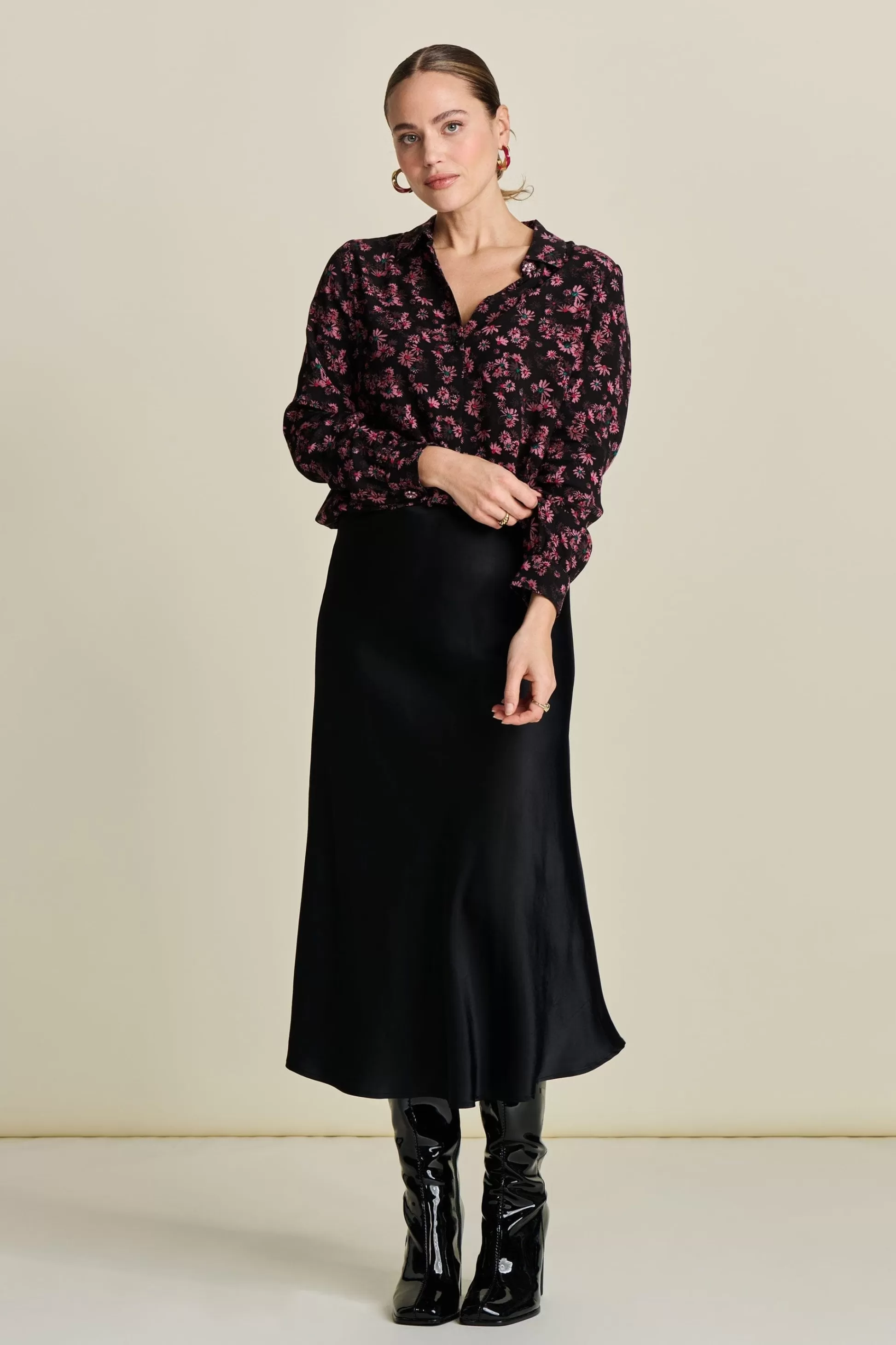 Rokken | POM Amsterdam ROK Satin Black