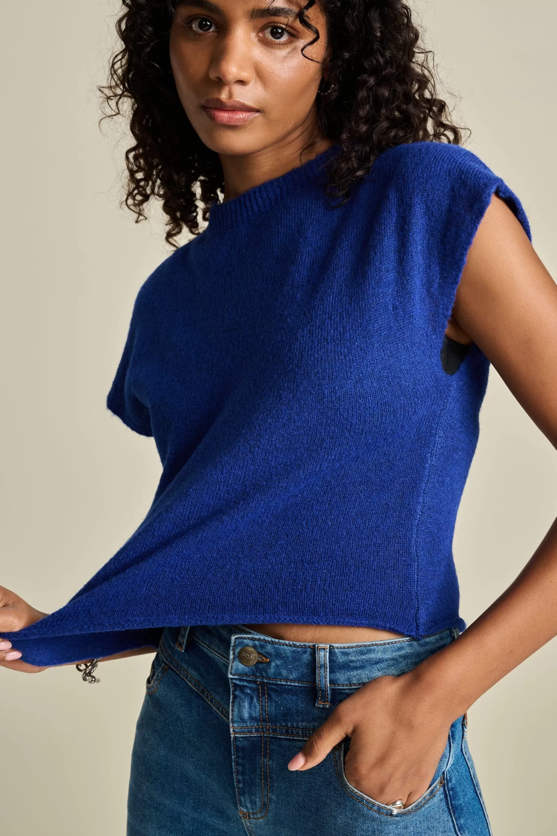 Tops & Turtlenecks | POM Amsterdam TOP Bright Blue