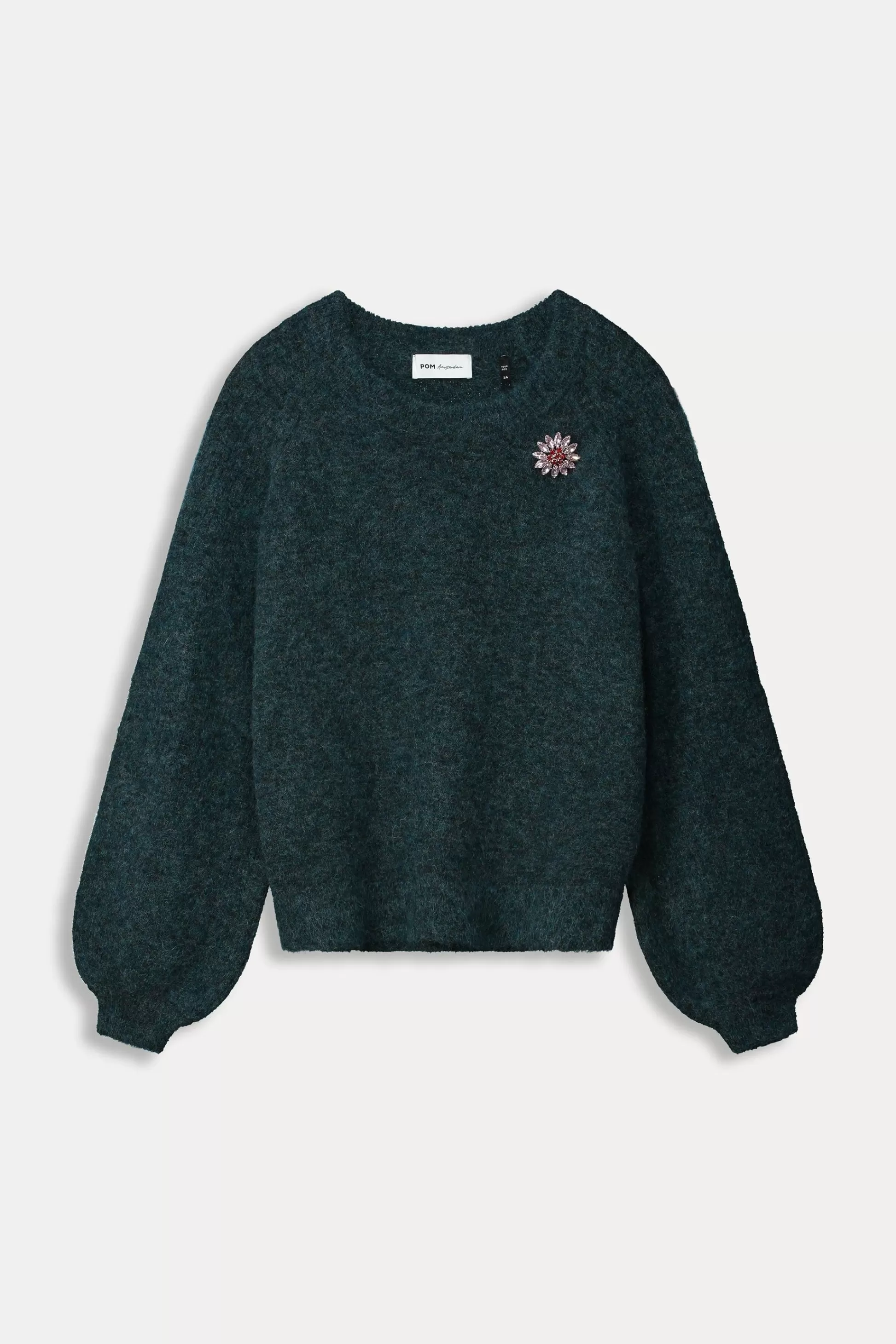 Co-Ords | Truien & Vesten | POM Amsterdam TRUI Teal Green